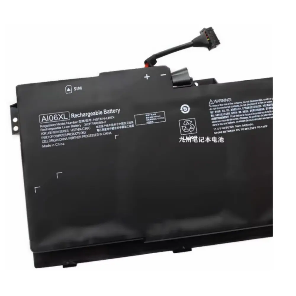 Brand new 7860mAh/96Wh AI06XL battery For HSTNN-LB6X ZBook 17 G3 ZBook 17 G3 V1Q04UT T7V62ET V1Q05UT X9T88UT M9L94AV Laptop