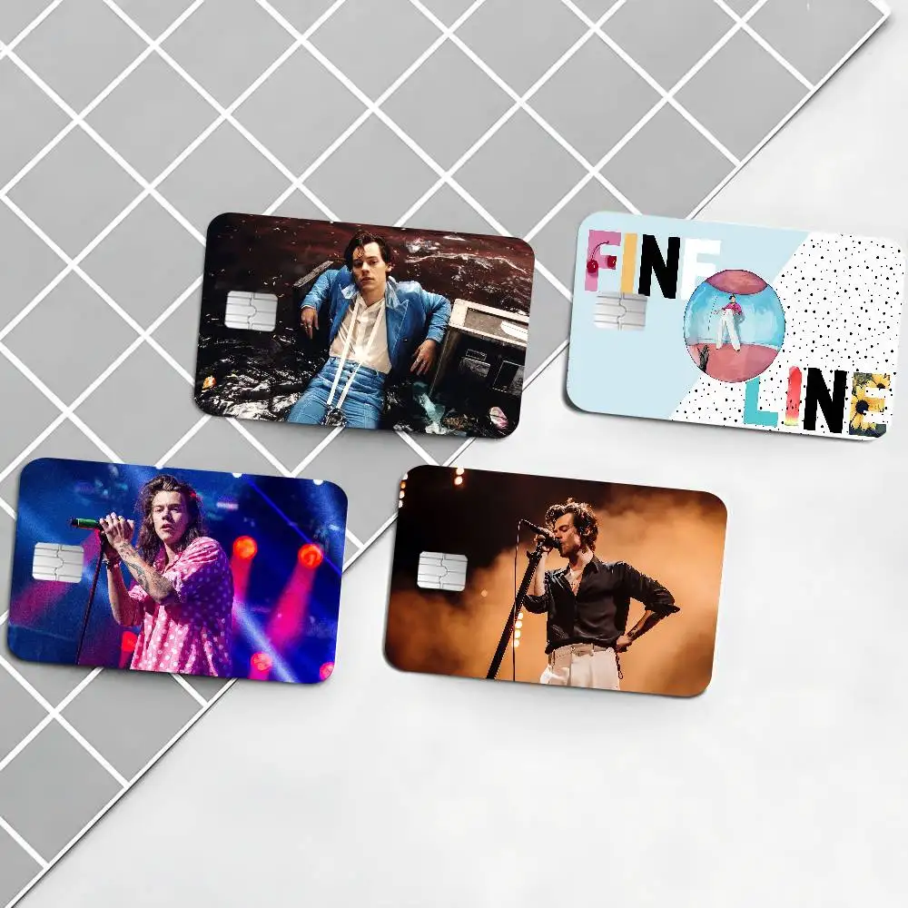 Pop Singer H-Harry S-Styles Diy Credit Debit Card Sticker Party Sticker Decoration Waterproof Small Chip Card Skin Sticker