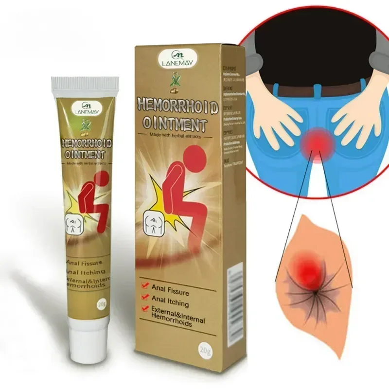 Hemorrhoid Remover Cream Internal Piles Natural Herbal Extract Relieve Anal Anus Swelling Bleeding Gel Removal Hemorrhoids Cream