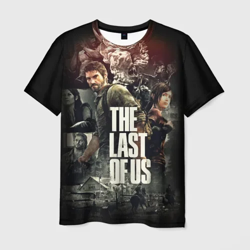 

Animation The Last Of Us 3D printed plus-size men's and women's T-shirts Street Harajuku sports quick drying breathable