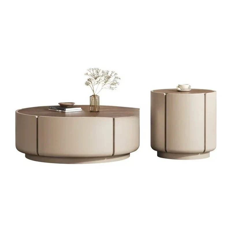 m for  Italian petal coffee table modern simplicity, living room, creative round coffee table combination m