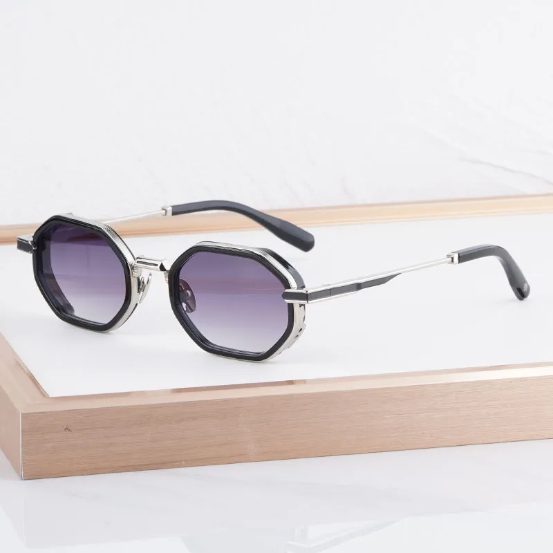Ins SQUADRA Luxury Style UV400 for Men Women Classical Design Sunglasses Alloy Fashion Street Punk  Optical Eyeglasses with Case