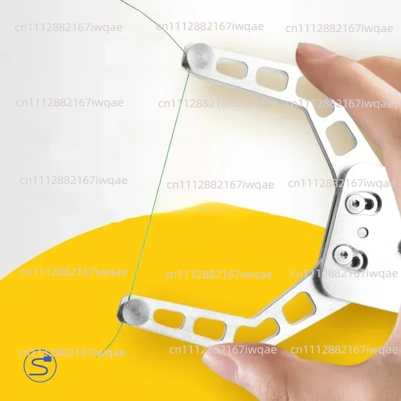 Suitable for Stainless steel Fishing Knotter Assist  Knot Tool Bobbin Winder Line Wire Knotting Machine  Fishing Line
