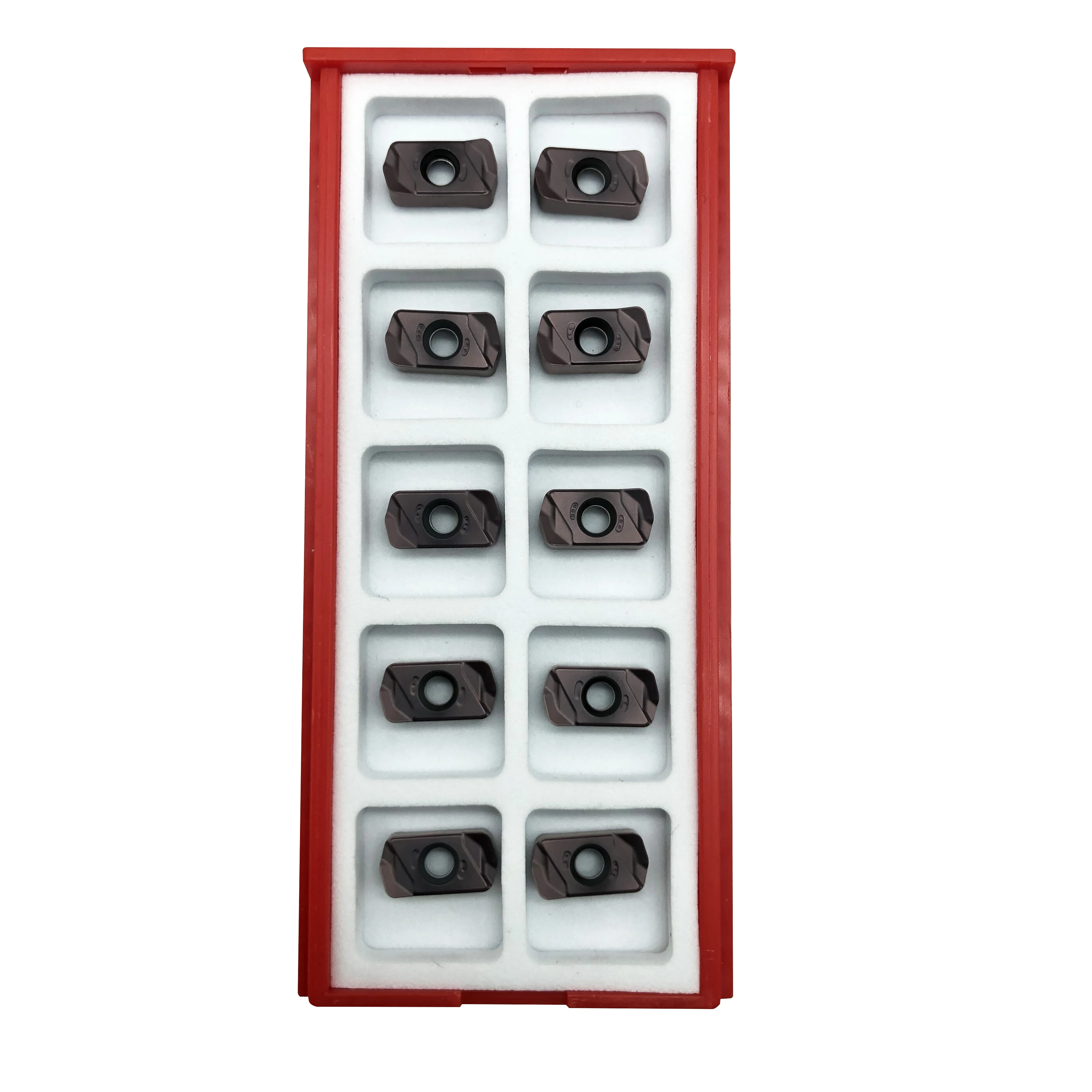 

10pcs High Speed Feed Carbide Milling Inserts LNMU0303ZER-MJ for Face Milling Slotting Compatible with EXN03R LNMU03 Fast Feed E