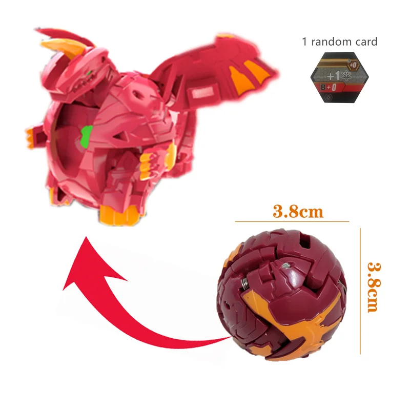 Figuras de acción de Bakuganes Monster para niños, juguete coleccionable, transformable huevo, nueva tarjeta comercial