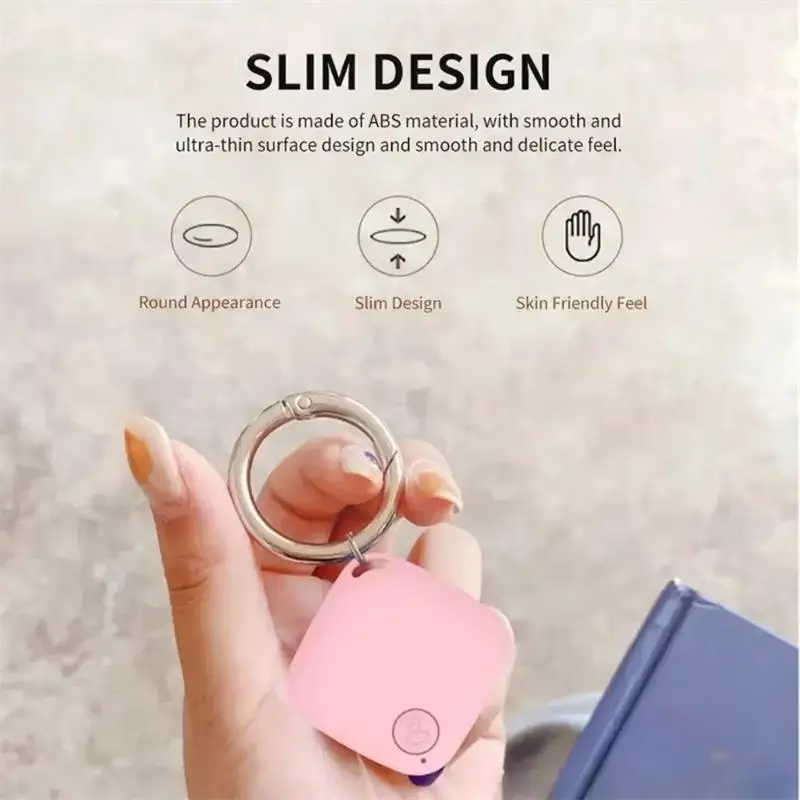 Bluetooth Loss Preventer Mini Bluetooth 5.0 Tracker Antilost Device Round Pet Kids Bag Wallet Tracking Smart Finder Locator 2024