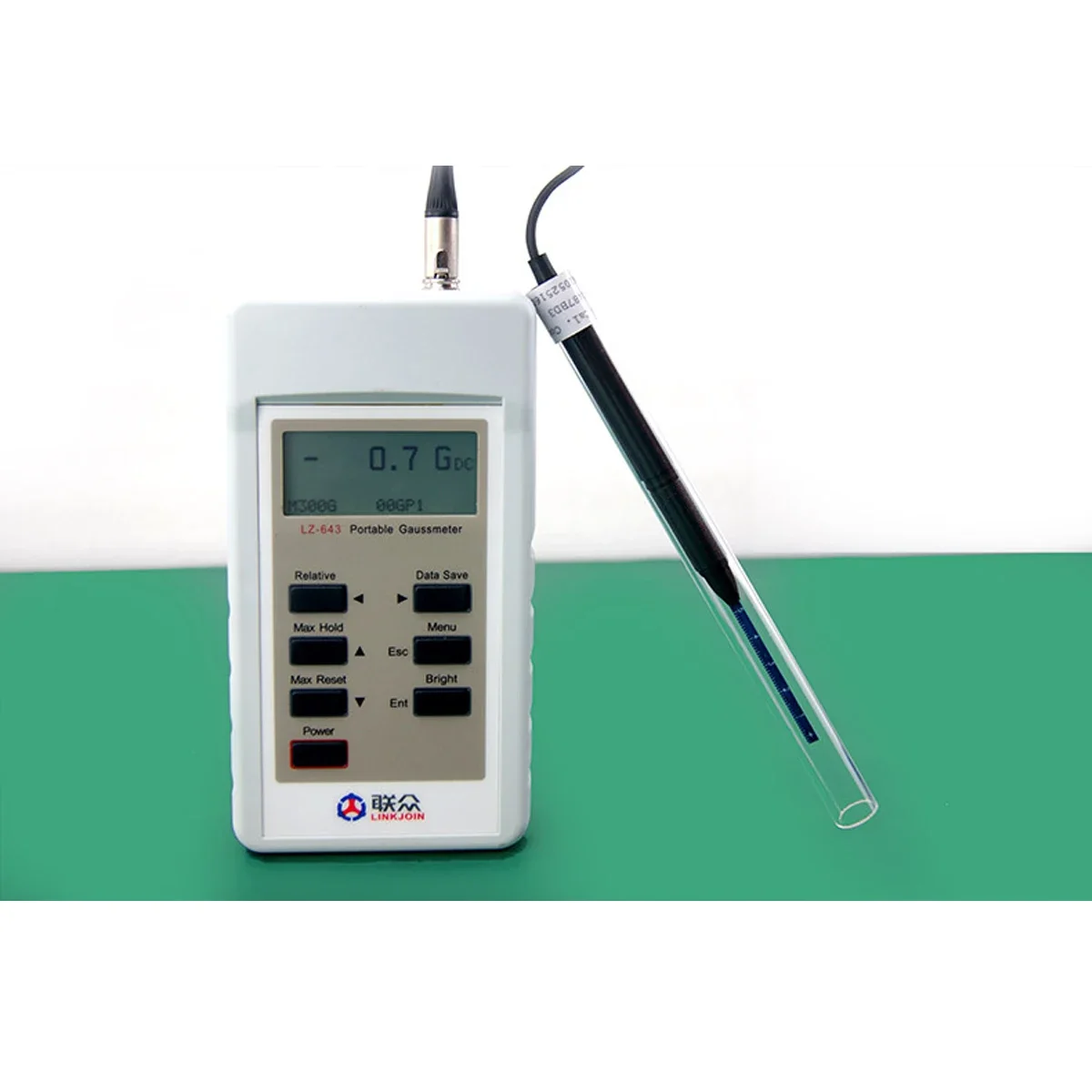 LINKJOIN LZ-643 portable gauss meter sensor effect hall 3000mT gaussmeter manufacture with CE trade assurance supplier