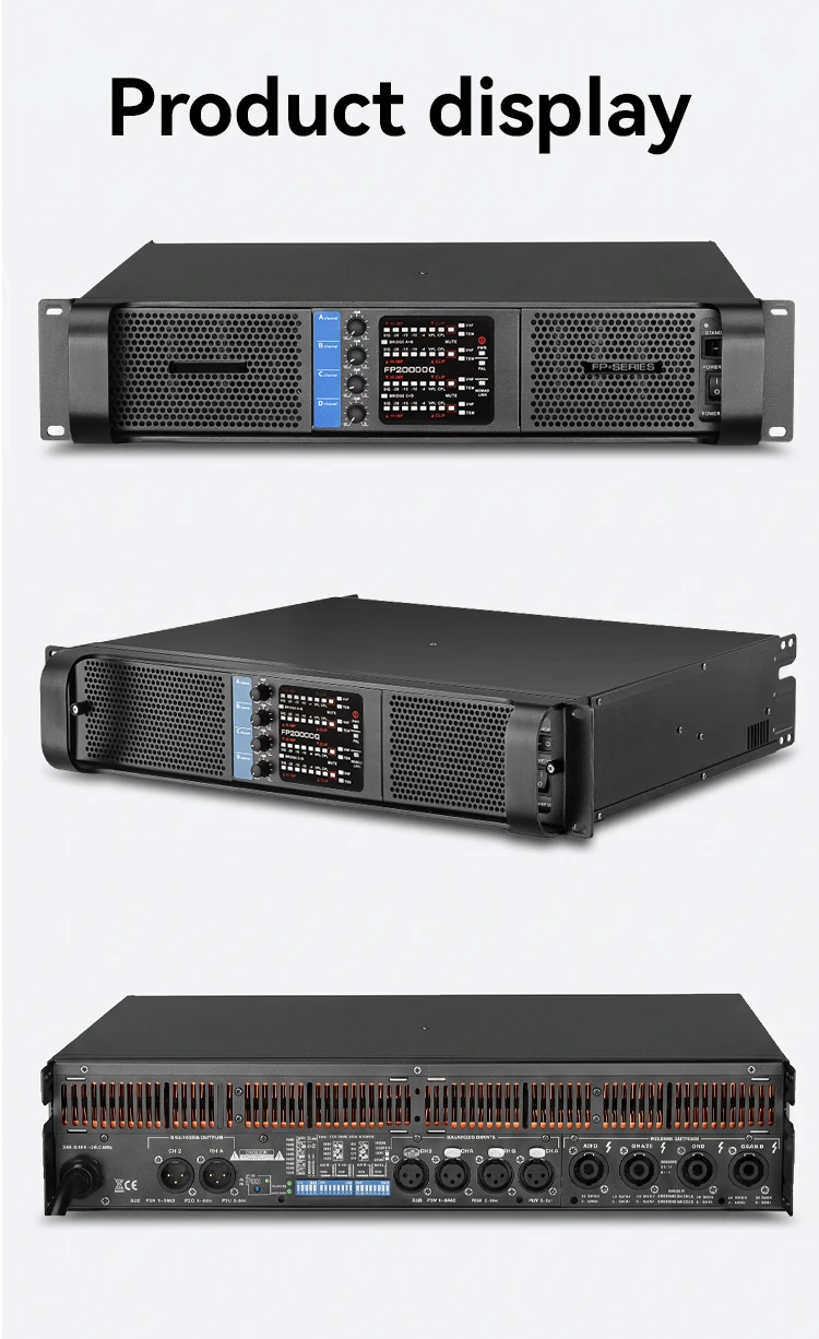 Paulkitson FP20000Q 4-Kanal-Leistungsverstärker (4×7000W) für Line-Array-Lautsprecher, Disco-, DJ- und Konzertbühnen-Audiosysteme – Detail 11