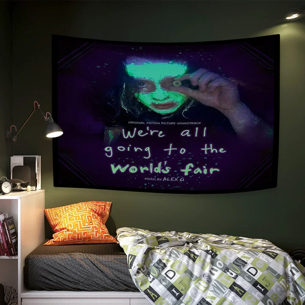 Alex G Trick Album Cover Tapestry Wall Art Posters Home Decor Wall Hanging Large Fabric Bedroom Dorm Background Concert Banner