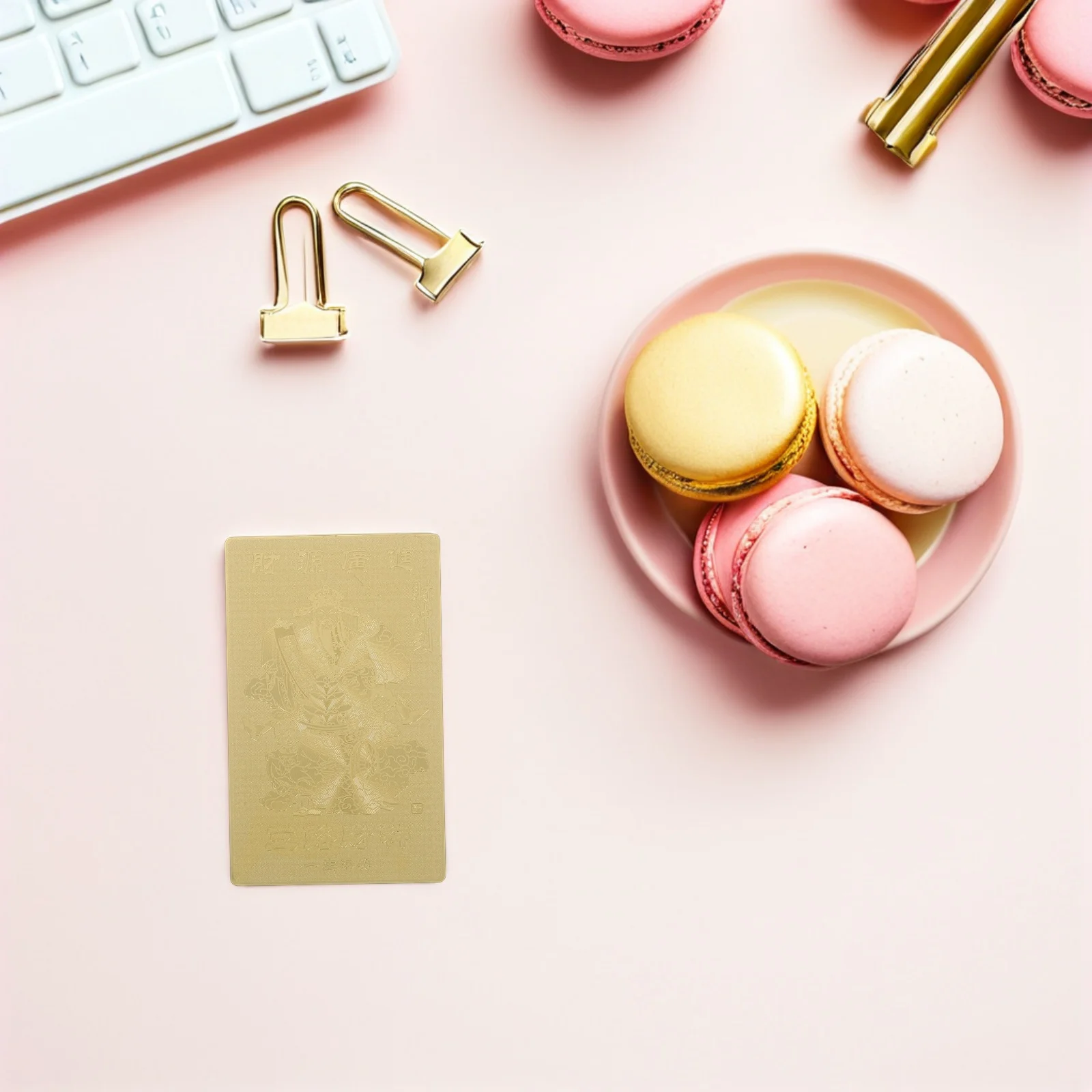 

4pcs Chinese Feng Shui Wealth Amulet Cards 2026 Year Of The Horse Auspicious Protection Blessing Card Golden Wallet Charm For