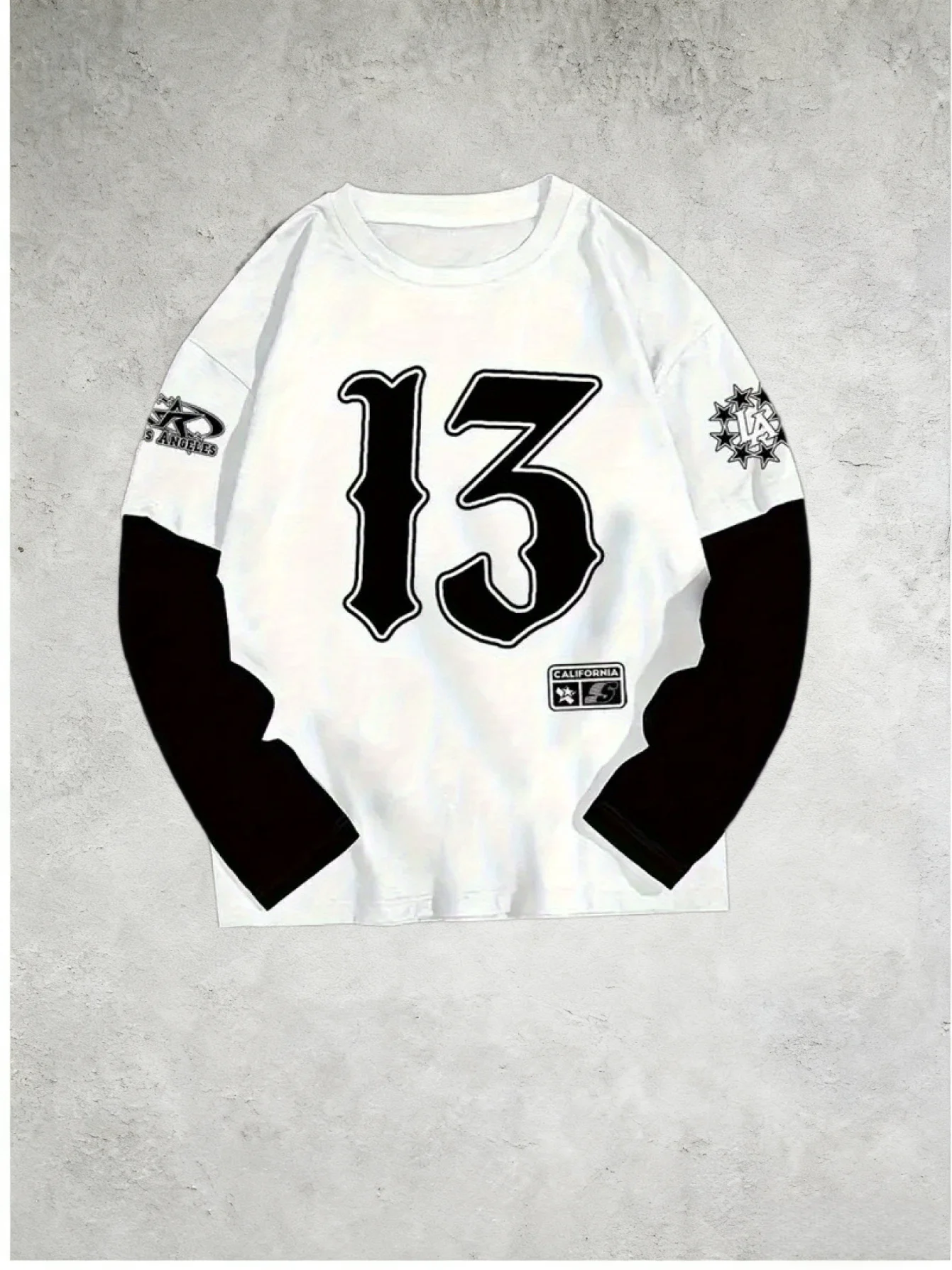 

Осенние и зимние каникулы с двумя длинными рукавами в корейском стиле, модная мужская тонкая футболка с длинными рукавами в американском стиле Y2K Street, внутренний слой