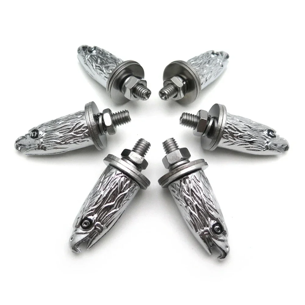 2/4/6 PCS Eagle Head or Skull Bolts Screws for License Plate Tag Frame Windshield Trim Aftermarket Motorcycle Parts