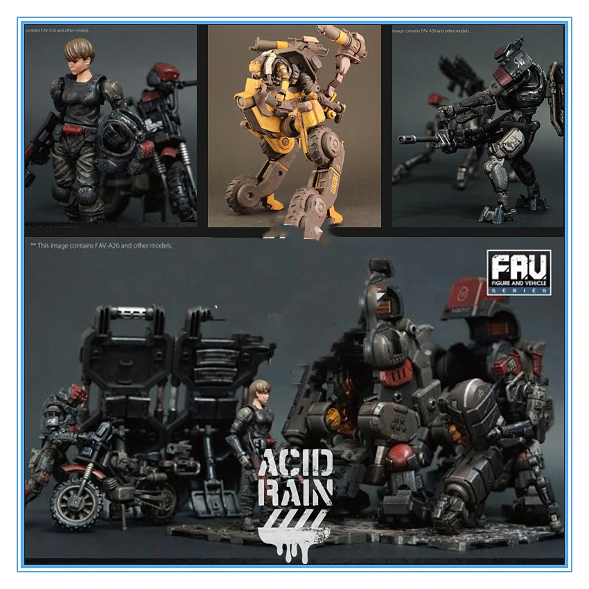 ACIDRAIN 1/18 Mecha Limited Stinger FAV-A25 Undead Nuo Rong LA6e FAV-A30 Interceptor Camel Man FAV-SP03 Submarine Talos HR15e