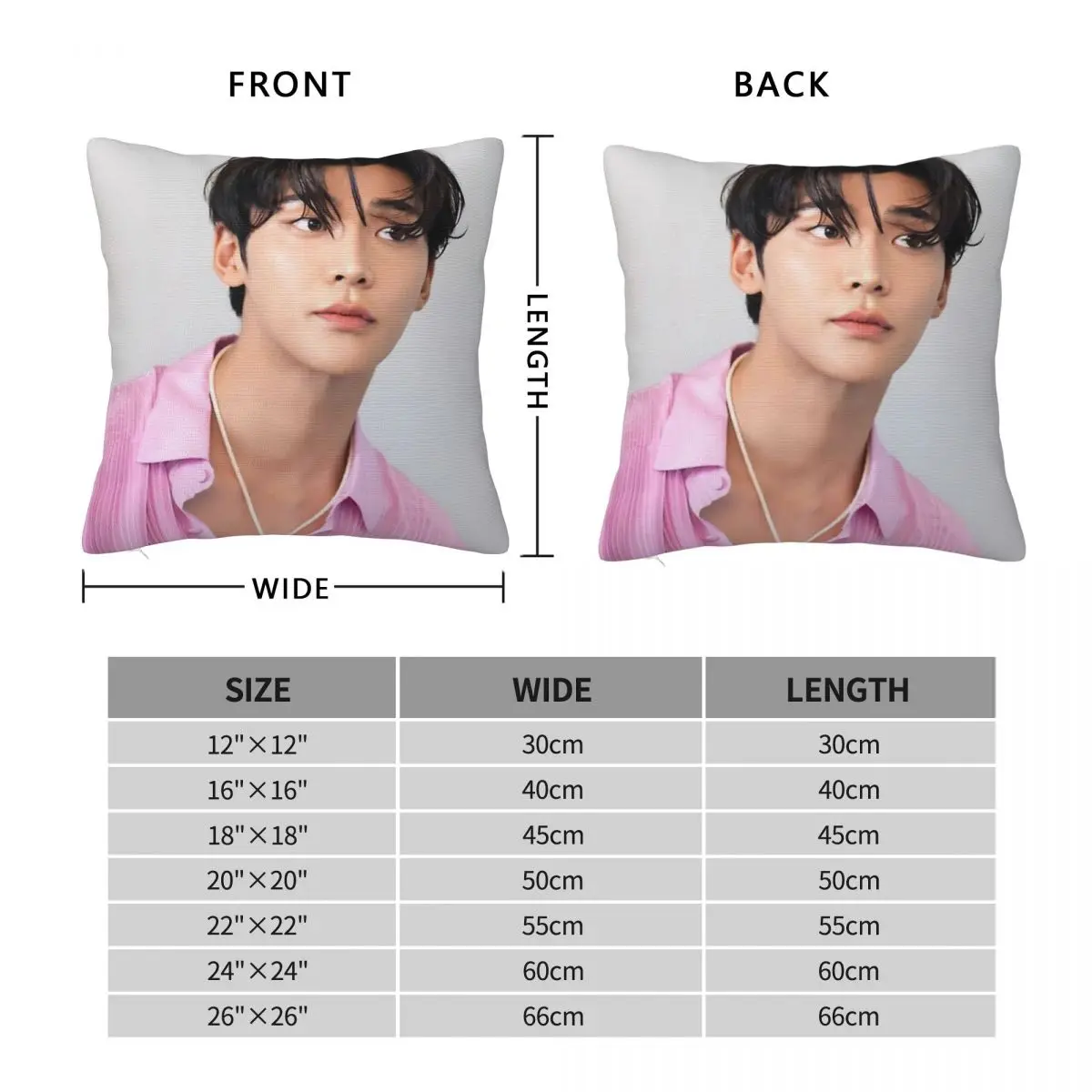 Rowoon Handsome Pillowcase Polyester Linen Velvet Printed Zip Decor Sofa Cushion Case Wholesale 18