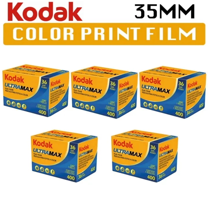 Kodak-Film UltraMax400 Original, 135, 36 Feuilles de 35mm, 36 Expositions, 1-10 Rouleaux pour Appareils Photo M35, M38, H35