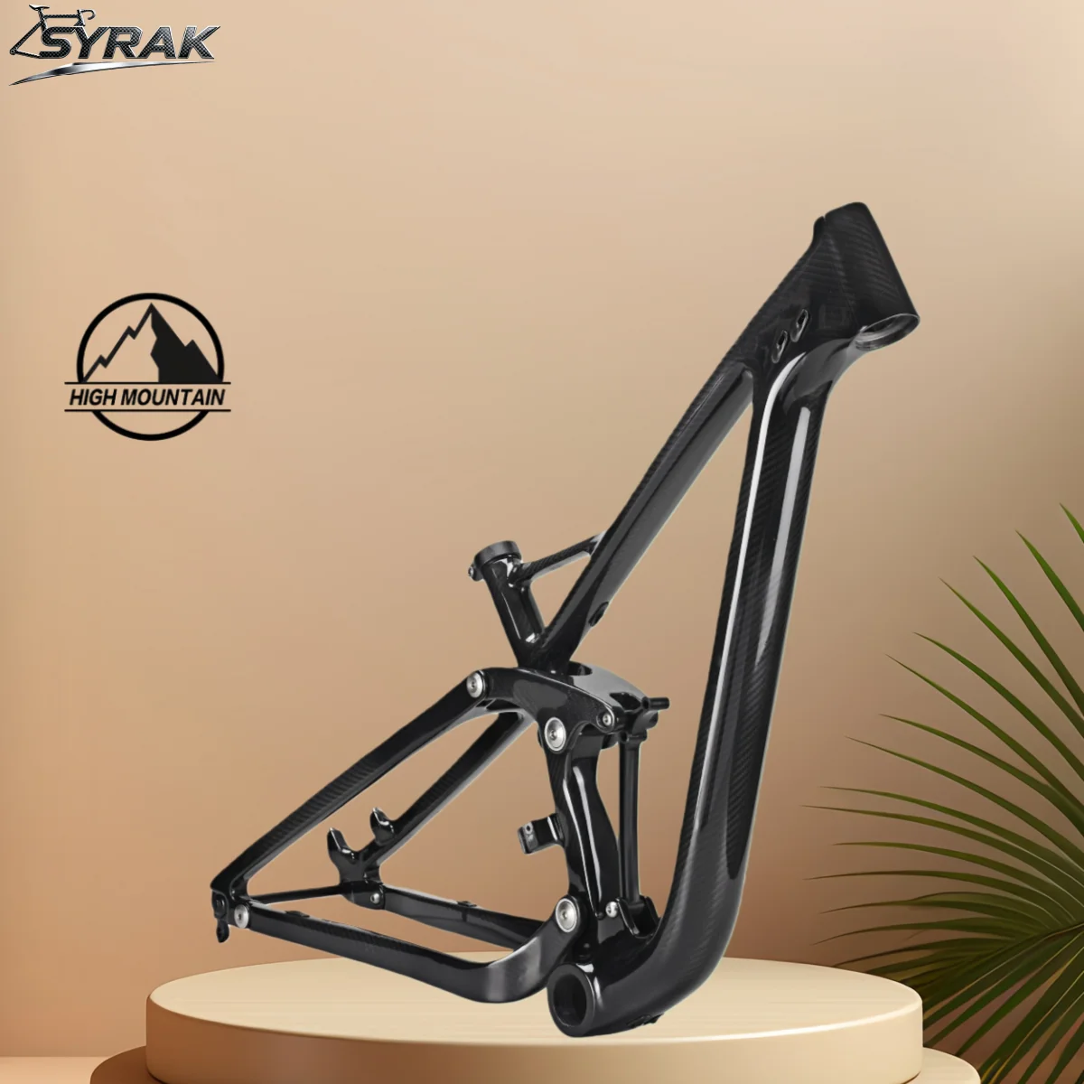

Syrak T1000 PF30 29er 3K twill carbon fiber full suspension mountain bike frame 190*50mm seatpost 31.6mm carbon mtb frame
