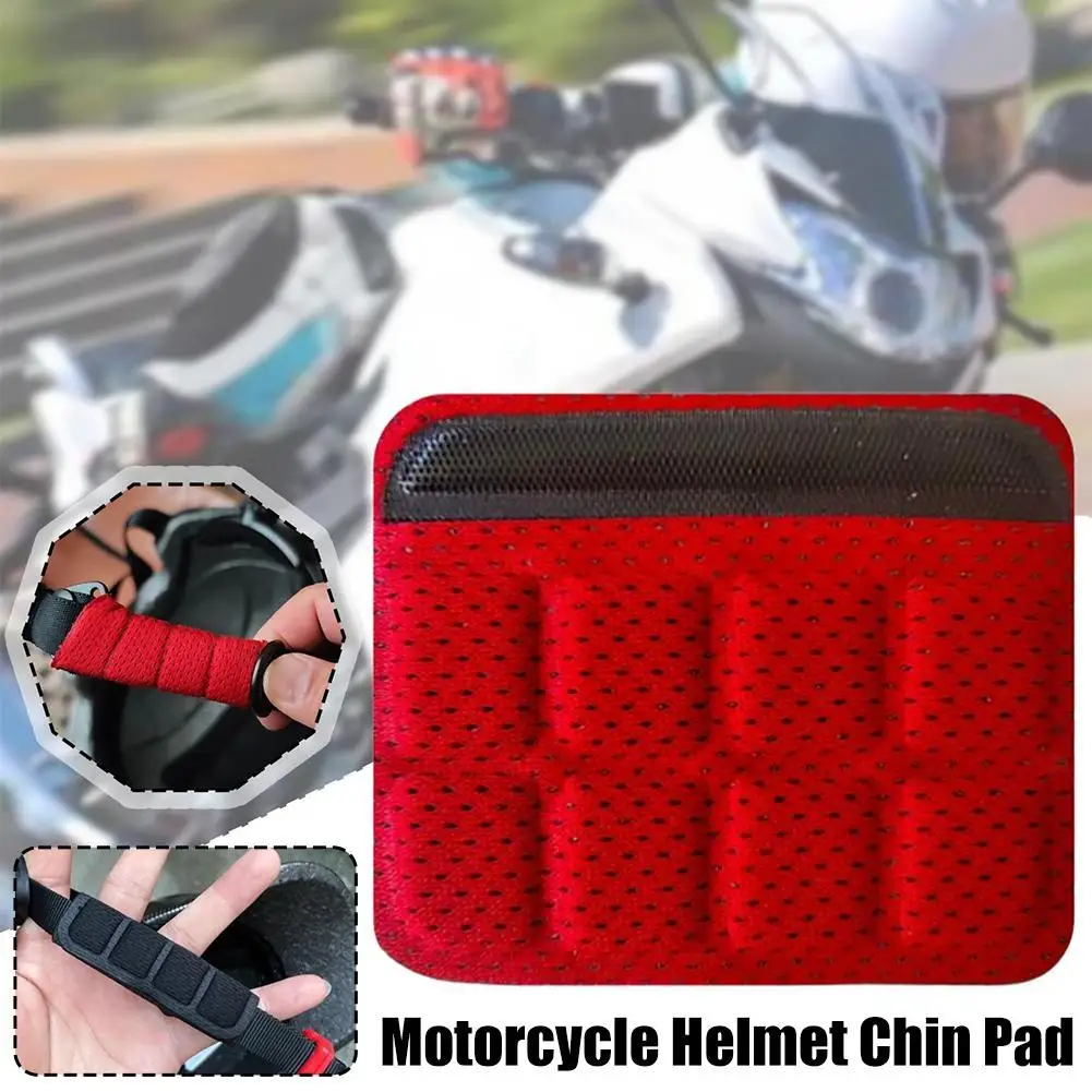 Helmet Chin Pad Foam Pads Set Anti Shock Chin Strap Padding Replacement Universal for Motorcycle Accessories ﻿