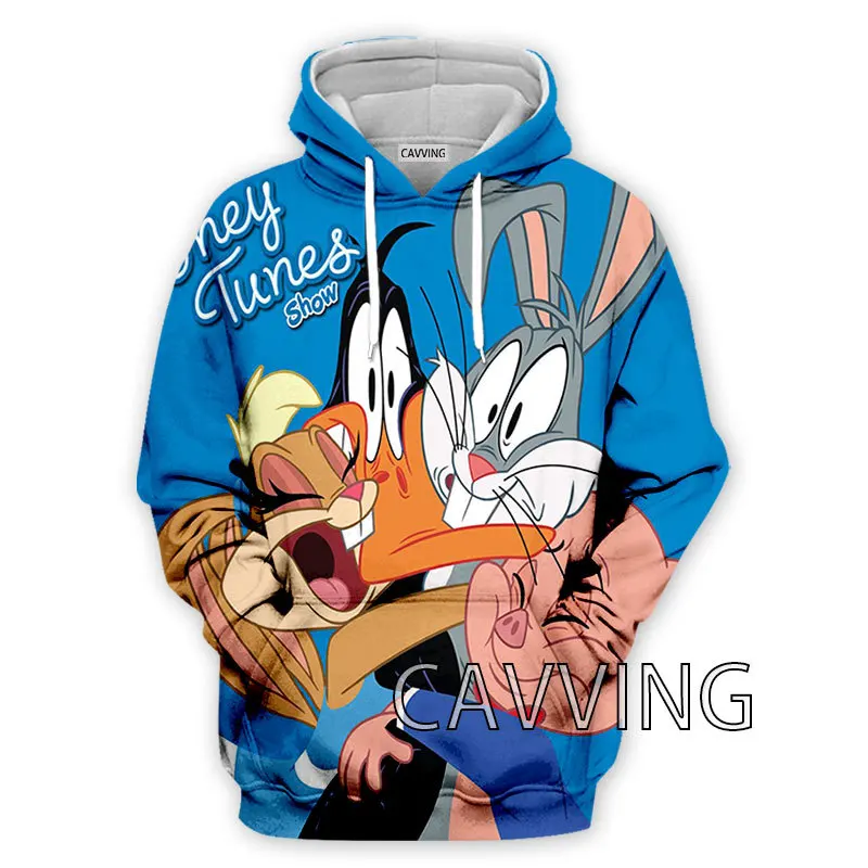 3D New Bugs Bunny Basketball Sports Hoodie Men\'s And Women\'s Long Sleeve Casual Hoodie Children\'s Fashion Autumn/Winter Top ﻿