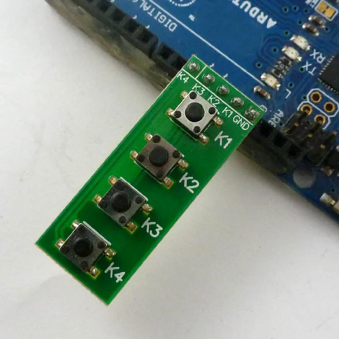 2/8/24 pces botão interruptor 4 módulo de teclado botão de placa chave para pic plc braço fpga cpld mcu placa desenvolvimento