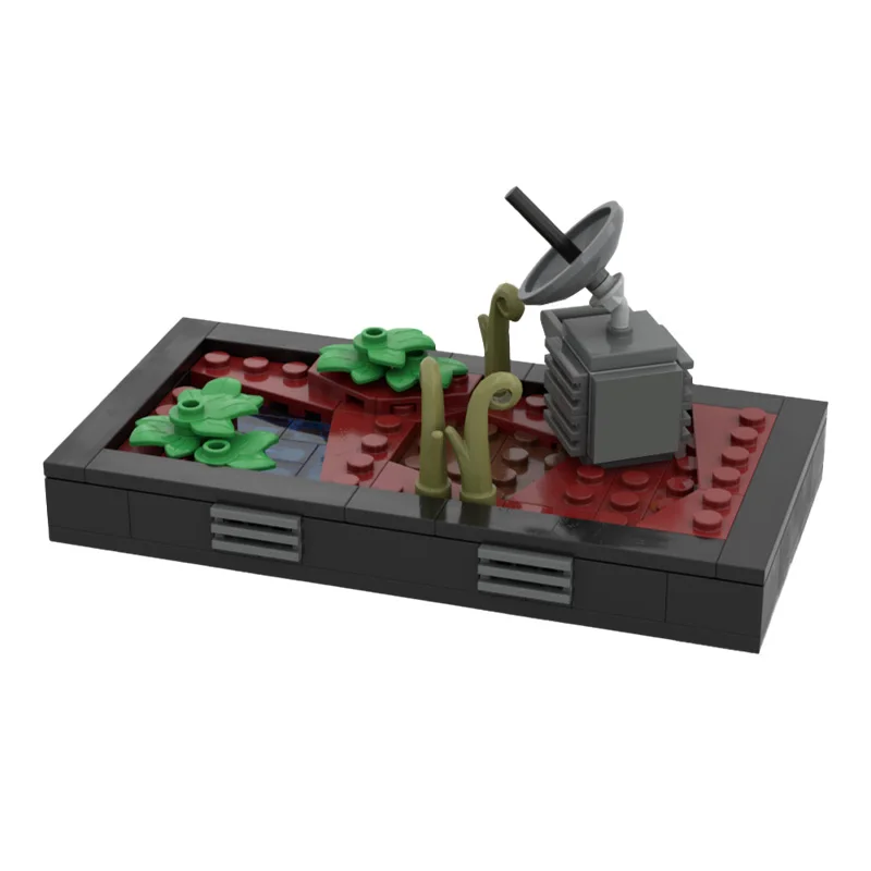 

106 PCS Star Battle Series Stranded Signal Receiver Scene Building Blocks Model DIY Assembly Display Toy For Kids Birthday Gifts