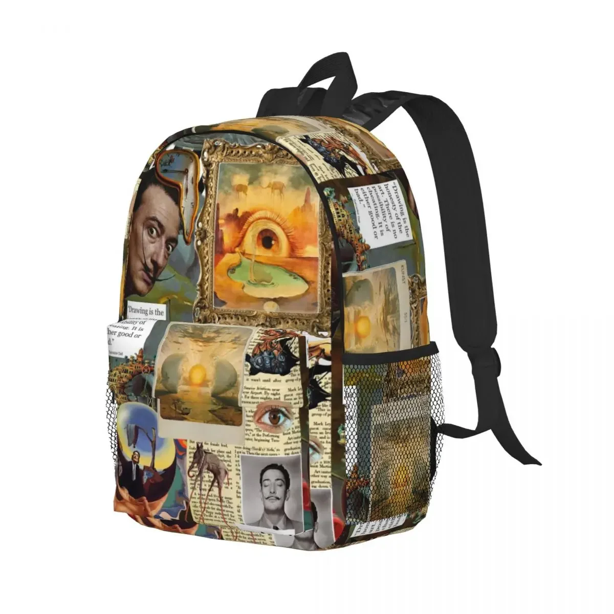 

Рюкзаки Salvador Dali, подростковая сумка для книг, модные студенческие школьные сумки, дорожный рюкзак, сумка на плечо большой вместимости