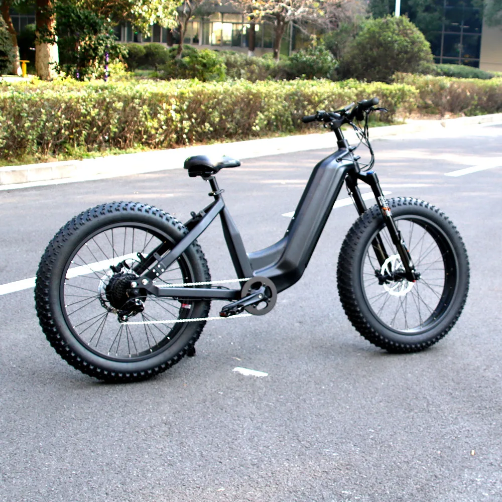 

Road City E Bike 50KM/H Step Thru Ebike 750W Rear Hub Motor Electric Bike 48V 15Ah 30Ah Battery Adults Electric Bicycle
