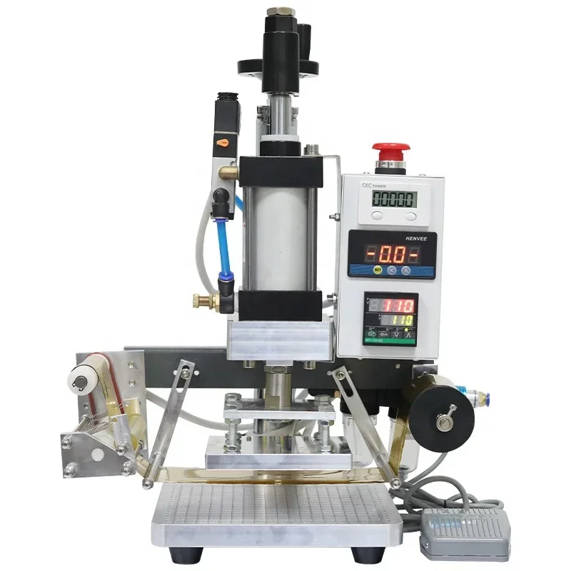 

Small Wholesale Pneumatic Stamping Machine Embossing Machine With Air Compressor Easy And Fast To Use