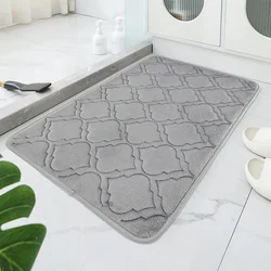 Striped Bath Mat,absorbent Quick-drying Kitchen Carpet,anti-skid Ultra-soft into the Carpet,ideal Bathroom Products for Bedroom.