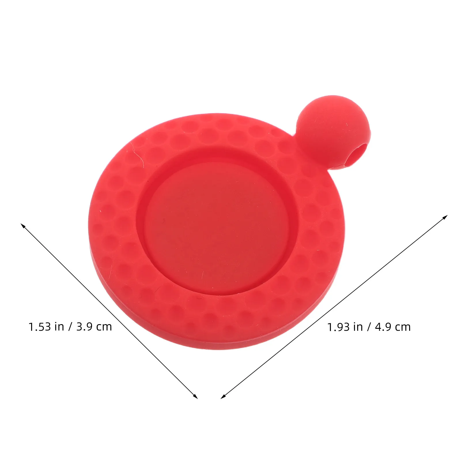 2Pcs Golf Ball Position Marker Red Silicone Hat Clip for Cap Ball Marker Holder Lightweight Golf Accessories Training Aid Fast