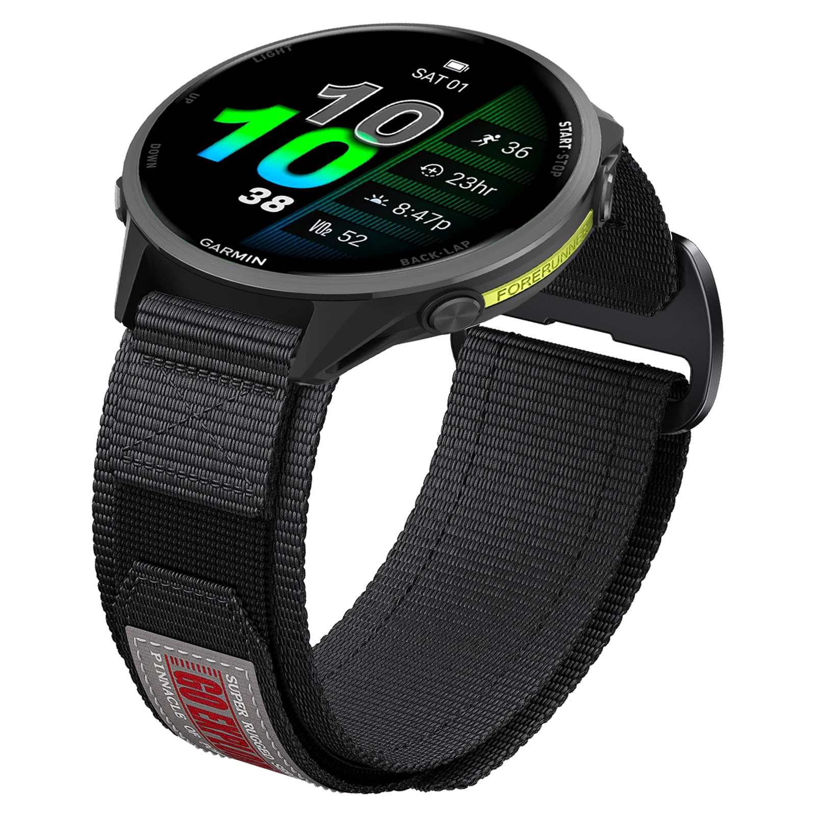 Rugged Nylon Strap Watch Band For Garmin Forerunner 970 965 955 945 935 745 Sports Wristband Braided Belt Bracelet Accessories
