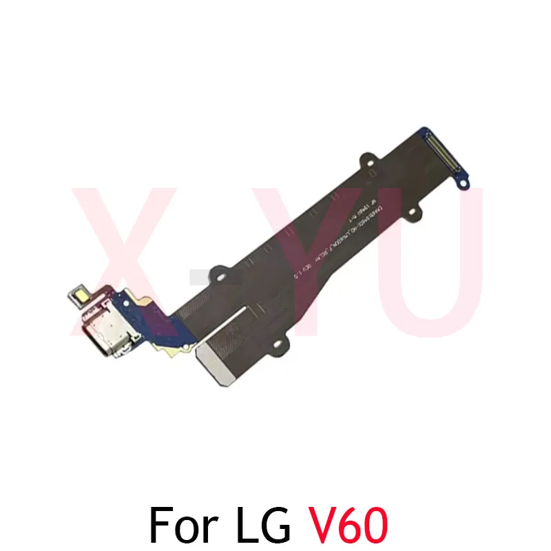 

For LG V60 ThinQ 5G LM-V600 LMV600EA USB Charging Dock Port Connector Microphone Flex Cable Repair Part