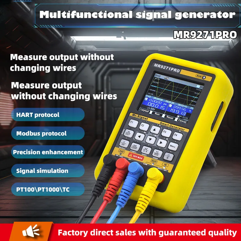 MR9271PRO Multifunctional Signal Generator 4-20mA HART Communicator Simplex/Duplex Mode For Modbus Debugging