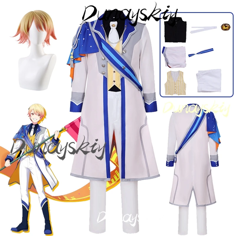 لعبة Psjk 3rd الذكرى Tenma Tsukasa أزياء تنكرية شعر مستعار مجموعة موحدة مشروع Sekai أنيمي ملابس جديدة للرجال بدلة مخصصة