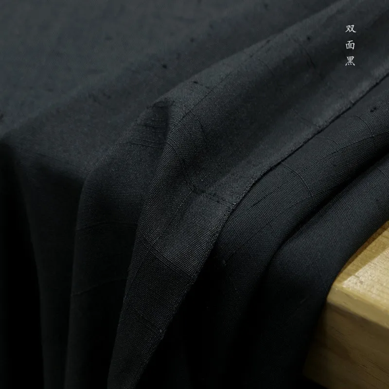 

New rugged oak silk Xiangyunsha natural style wabi-sabi ramie fabric