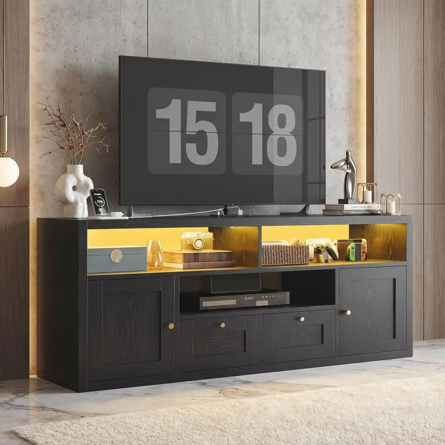 Black TV Stand for 65