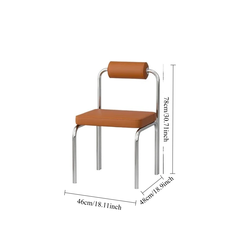 #k forNordic Style Wood & Metal Dining, Round Table with Accent Chairs, Cafe Restaurant Living Room Home Decor Furniture*