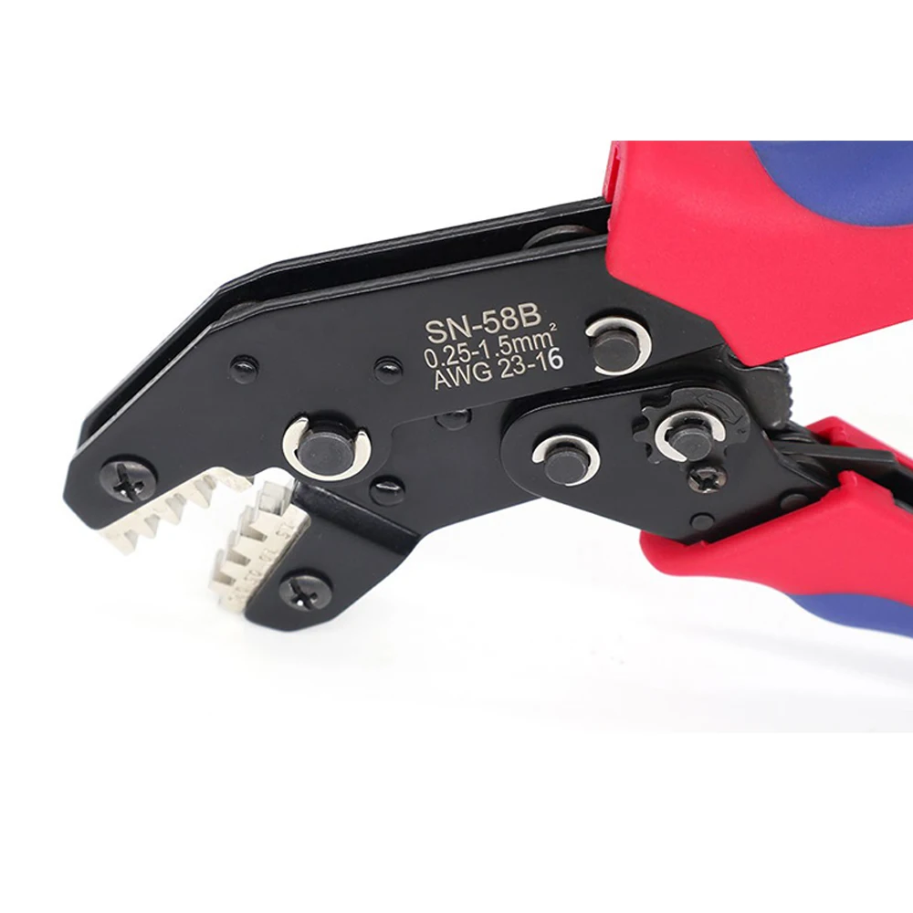 Imagem -05 - Ratchet Crimping Plier Ferramenta Crimper 0.251.5 mm ² Awg24-16for Duponttejstmolex Terminal Fio Alicate Elétrico Sn58b