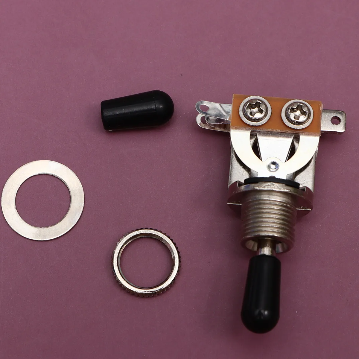 

1pc 3-Level Sound Pickup Switch For -Type Guitar Black Durable 3- -Off Control Pickup Replacement Part