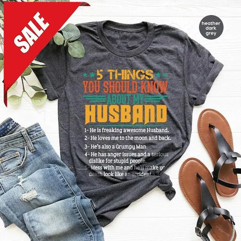Funny Wife Shirt, Funny Gift For Wife, Wife T Shirt, Best Wife Shirt, 5 Things A