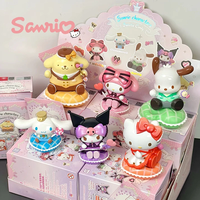 

2025 New Sanrio Sweetheart Candy Series Blind Box Room Ornaments Children's Collection Toys Christmas Gifts