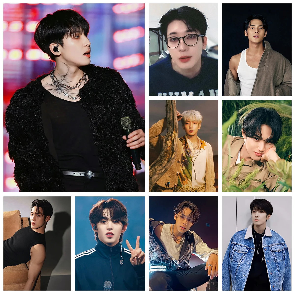 MINGYU-pintura de diamante k-pop Boy Band, mosaico bordado de diamantes artesanal, pintura al óleo, regalo para seguidores, carteles de estrellas, decoración de habitación