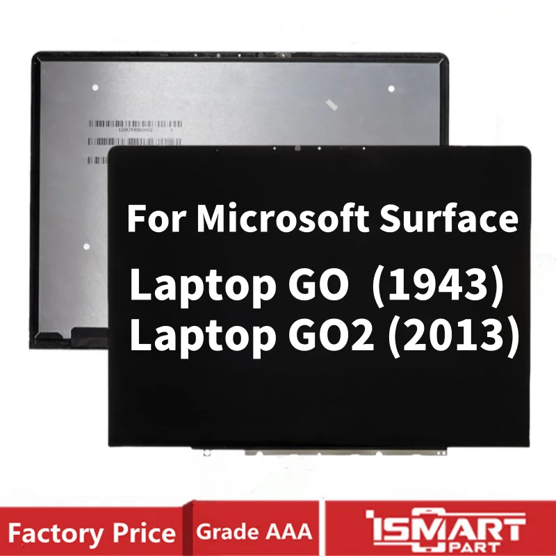 

12,4 "для ноутбука Microsoft Surface GO 1943, ЖК-ноутбук GO 2 2013, дисплей с дигитайзером сенсорного экрана в сборе, запасные части