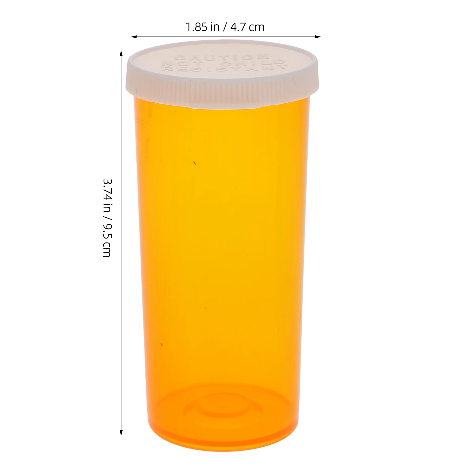 

20pcs Sample Bottles Vial Plastic Cap Empty Medication Food Grade PP Travel Sealing Carrying Medicine Container