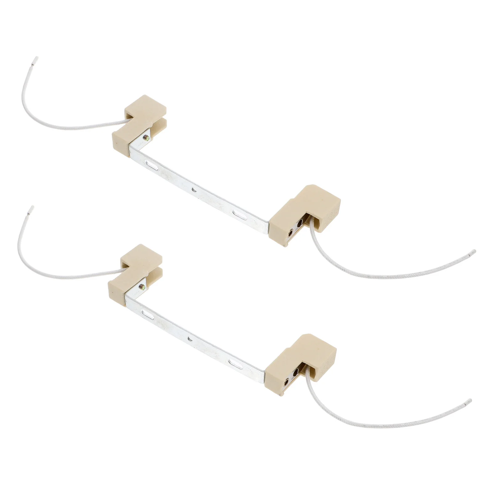 

2pcs Ceramic Light Socket Table Lamp Base For Bedroom Ceiling Light Fixture Replacement Parts High Temp Resistant Bulb Holder