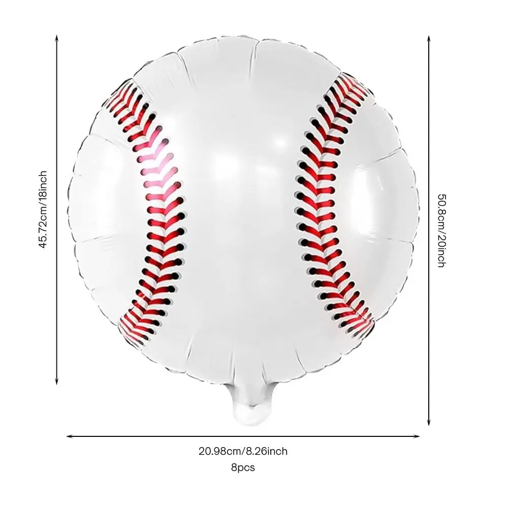 DIY 18 Inch Baseball Balloons Foil Baby Shower Decorations Baseball Glove Balloons Boys