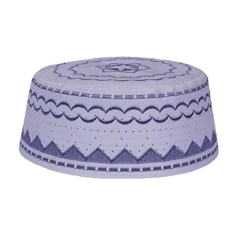 Topi Doa Pria Islam Bordir Katun Muslim Ramadan Yahudi Kippah Homme Topi Timur Tengah Arab Turban Saudi Uae Cap