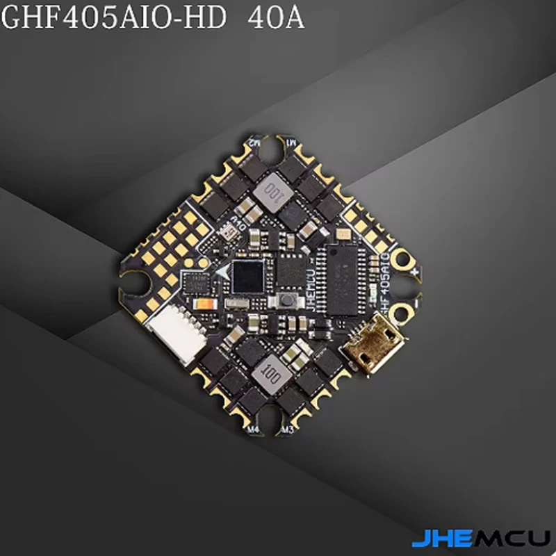 JHEMCU GHF405AIO HD Betaflight F405 OSD Flight Controller z 40A ESC PWM Dshot600 2-6S dla Toothpick RC FPV Racing Drone Toys