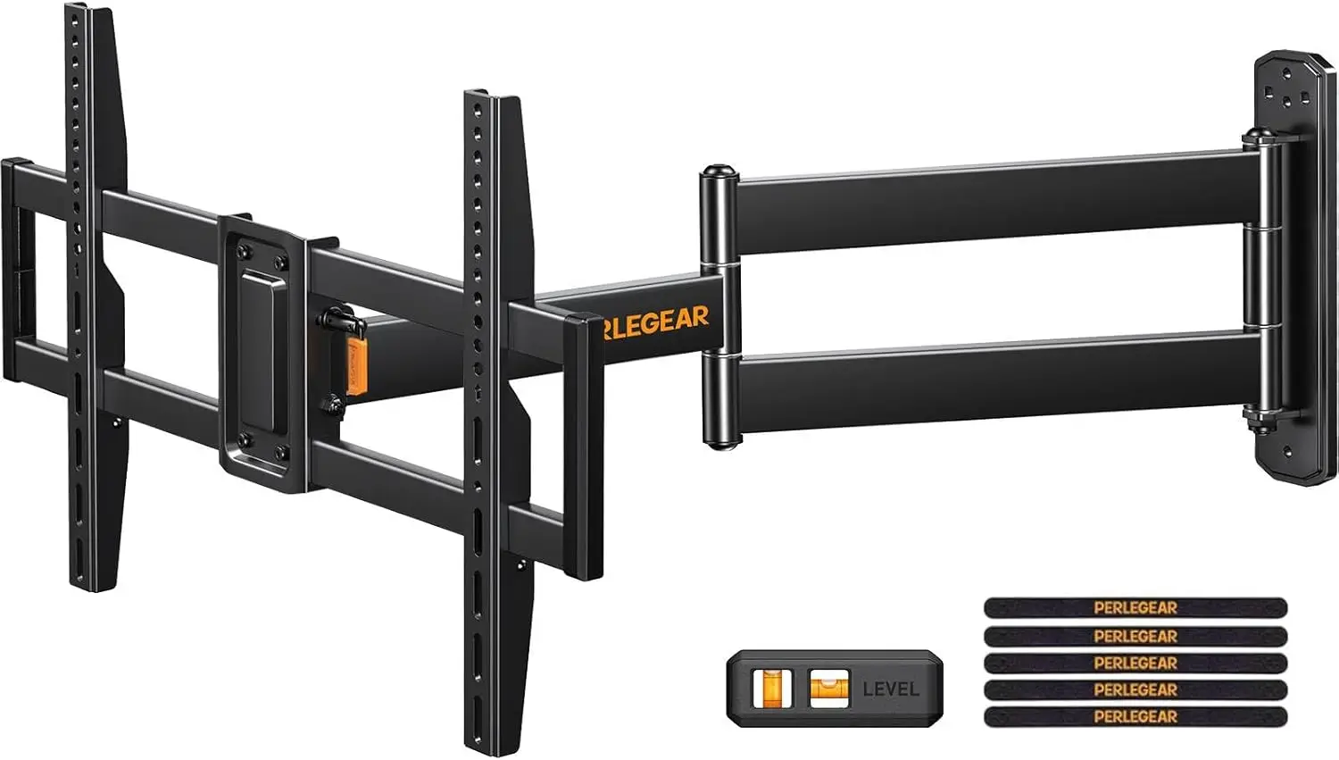 

Full Motion TV Wall Mount for 32-75 Inch TVs with Long Arm, Swivel, Tilt, Holds 100 lbs