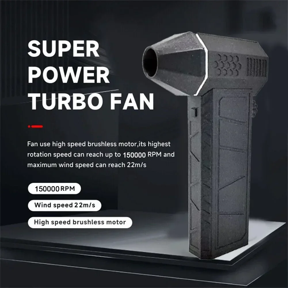 1pcs Jet Blower 150000RPM High-speed Turbofan Brushless Motor Electric Jet Fan Super Jet Fan Dust Blower Violent Turbo Fan