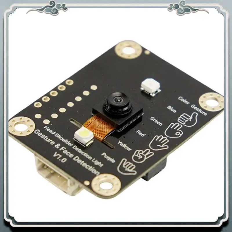 Sensor de gesto visual AI premium Sensor de rastreamento de presença humana visual AI Sensor de alcance de 5 gestos